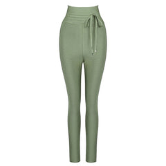 Pbong High Quality Black Grey Pink Rayon Bandage Pant Sexy Fashion Celebrity Pant