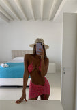 3 Pcs Printed Bikini Set High Waist Swimwear Women Sexy Bathing Suit Biquini Push Up Swimsuit Women's Bikinis Beach Wear Pbong mid size graduation outfit romantic style teen swag clean girl ideas 90s latina aesthetic