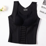 Women Reducing Girdle Posture Corrector Bra Seamless Underwear Slimming Belly Sheath Cross Back Tank Tops Body Fitness Vest