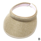 New Hat Women Summer Sun Visor Hat Women Girls Anti-UV Elastic Hollow Top Hat Outdoor Sun Hat Summer Hat Visor Caps For Ladies