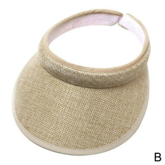 New Hat Women Summer Sun Visor Hat Women Girls Anti-UV Elastic Hollow Top Hat Outdoor Sun Hat Summer Hat Visor Caps For Ladies