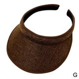 New Hat Women Summer Sun Visor Hat Women Girls Anti-UV Elastic Hollow Top Hat Outdoor Sun Hat Summer Hat Visor Caps For Ladies