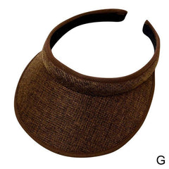 New Hat Women Summer Sun Visor Hat Women Girls Anti-UV Elastic Hollow Top Hat Outdoor Sun Hat Summer Hat Visor Caps For Ladies