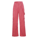 Rockmore Vintage  Joggers Women Wide Leg Straight Pants streetwear Sweatpant High Waist Pants Korean Plus Size Harajuku Trousers