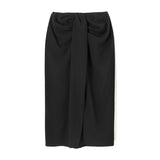 Woman White Lacing Irregular Skirt Spring Fashion Woman High Waisted Pleated Skirts Ladies Chic Solid Bow Beach Skirt