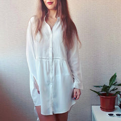 Beach Cover up  White Tunic Woman Bikini Cover-ups Bathing Suit Women Beachwear Swimsuit Cover up Sarong pareo plage Pbong mid size graduation outfit romantic style teen swag clean girl ideas 90s latina aesthetic