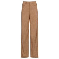Vintage Oversized Corduroy Baggy Pants Women Harajuku y2k Brown Wide Leg Pant Streetwear Jogger High Waist Trouser Cuteandpsycho