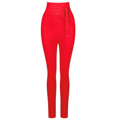 Pbong High Quality Black Grey Pink Rayon Bandage Pant Sexy Fashion Celebrity Pant