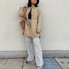 Spring Casual Woman Loose Long Basic Pocket Shirt Coats Female Fashion Oversized Light Jacket Ladies Solid Color Outwear