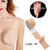 pbong 1 Roll Women Push Up Bras For Self Adhesive Silicone Breast Stickers Strapless Body Invisible Bra DIY Breast Lift Up Boob Tape