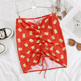 3 Pcs Printed Bikini Set High Waist Swimwear Women Sexy Bathing Suit Biquini Push Up Swimsuit Women's Bikinis Beach Wear Pbong mid size graduation outfit romantic style teen swag clean girl ideas 90s latina aesthetic