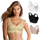 Top Women Posture Corrector Lift Up Bra Plus Size Bra Shockproof Support Fitness Vest Cross Back Breathable Underwear Corset