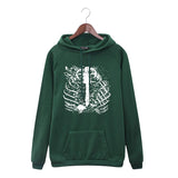 Women's Harajuku Streetwear Gothic Skull Print Pullover Punk Style Sweatshirt Oversized Hoodie Ladies Retro Hoodie clothes