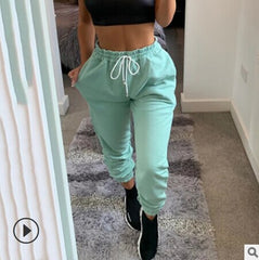New Women Jogging Harem Pants Casual Fashion Hip Hop Dance Sport Running  Sweatpants Jogger Baggy Trousers Black/Gray/White
