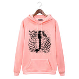 Women's Harajuku Streetwear Gothic Skull Print Pullover Punk Style Sweatshirt Oversized Hoodie Ladies Retro Hoodie clothes