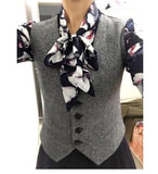 spring new suit vest ladies waistcoat short jacket Casual ol Coat women