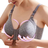 Woman Bra Front Closure Wireless Push Up Bra Women's tube top Buckle Adjustment Sexy Underwear Breathable Bralette Breast