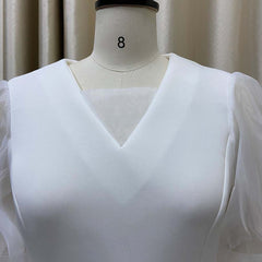 Women White Cake Dresses  Bubble Lantern Sleeves Patchwork Party Fashion Lovely Celebrate Occasion Event Lolita Female Robes New Pbong mid size graduation outfit romantic style teen swag clean girl ideas 90s latina aesthetic