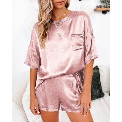 Fashion Tops + Shorts Sets Women Pajamas Outfits Two Piece Set Women Tracksuit Casual Suit Woman Clothes Sweatsuit Ropa Mujer