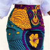 Pbong mid size graduation outfit romantic style teen swag clean girl ideas 90s latina aestheticWomen Summer Print Skirt Vintage Floral African Fashion High Waist Tassel Classy Modest Elegant Retro Jupes Falads Drop Shipping