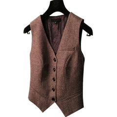 spring new suit vest ladies waistcoat short jacket Casual ol Coat women
