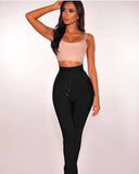 Pbong High Quality Black Grey Pink Rayon Bandage Pant Sexy Fashion Celebrity Pant