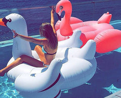 Pbong mid size graduation outfit romantic style teen swag clean girl ideas 90s latina aesthetic60 Inches Giant Summer Toys Inflatable Rose Gold Flamingo Swan Ride-on Swimming Pool Games Water Mattress Floats For Adult Pool
