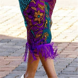 Pbong mid size graduation outfit romantic style teen swag clean girl ideas 90s latina aestheticWomen Summer Print Skirt Vintage Floral African Fashion High Waist Tassel Classy Modest Elegant Retro Jupes Falads Drop Shipping