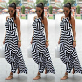 Pbong mid size graduation outfit romantic style teen swag clean girl ideas 90s latina aesthetic freaknik tomboy swaggy goingSummer Maxi Long Dress New Fashion Women Sexy Boho Striped Sleeveless Beach Style Strap Sundress Vestidos For Female Bigsweety
