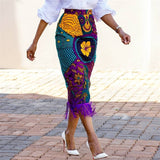 Pbong mid size graduation outfit romantic style teen swag clean girl ideas 90s latina aestheticWomen Summer Print Skirt Vintage Floral African Fashion High Waist Tassel Classy Modest Elegant Retro Jupes Falads Drop Shipping