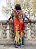 Pbong mid size graduation outfit romantic style teen swag clean girl ideas 90s latina aestheticMoroccan Kaftan Bohemian Printed Summer Dress Long Tunic Women Plus Size Beach Wear Swim Suit Cover Up Robe de plage