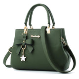 Elegant Shoulder Bag Women Designer Luxury Handbags Women Bags Plum Bow Sweet Messenger Crossbody Bag