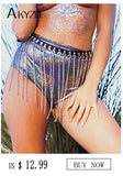 Pbong mid size graduation outfit romantic style teen swag clean girl ideas 90s latina aesthetic freaknik tomboy swaggy going out Women Laser Transparent PVC Caged Bra Body Harness Belt  Sexy Waist Belt Bondage Female Holographic Strap Top Waist Belts