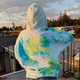 women Sweatshirt dyeing Fashion harajuku plus size Hoodies oversize loose korean Print tops Pullovers Streetwear Women Clothes