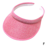 New Hat Women Summer Sun Visor Hat Women Girls Anti-UV Elastic Hollow Top Hat Outdoor Sun Hat Summer Hat Visor Caps For Ladies