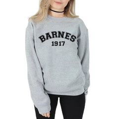 Pbong 1917 Sweatshirt TV show with the same clothes pullover simple letters casual Korean style hoodie oversized hoodie sweatshirts