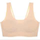 Plus Size Bra Latex Seamless Bras for Women Push Up Underwear Bralette Top Bh Comfort Cooling Gathers Shock-Proof Pad  Pbong  mid size graduation outfit romantic style teen swag clean girl ideas 90s latina aesthetic
