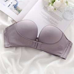 Front Closure Sexy Push Up Bra Women Invisible Bras Underwear Lingerie for Female Brassiere Strapless Seamless Bralette ABC Cup