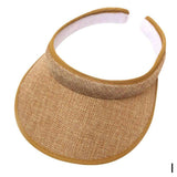 New Hat Women Summer Sun Visor Hat Women Girls Anti-UV Elastic Hollow Top Hat Outdoor Sun Hat Summer Hat Visor Caps For Ladies