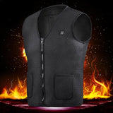 Electric Heated Vest Jackets Warm Up Heating Warmer for Winter Outdoor Skiing TC21
