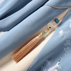 Chinese Style Hooded Stitching Vestido Cheongsam Embroidery Sweatshirt Dress Spring Autumn Women Buckle Thick Harajuku Dresses