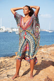 Pbong mid size graduation outfit romantic style teen swag clean girl ideas 90s latina aestheticMoroccan Kaftan Bohemian Printed Summer Dress Long Tunic Women Plus Size Beach Wear Swim Suit Cover Up Robe de plage