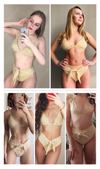 Summer Sexy Bikini Set Vintage Striped Push Up High Waist Swim Wear Bathing Suit Women Swimsuit Biquini Brazilian Bikinis  Pbong mid size graduation outfit romantic style teen swag clean girl ideas 90s latina aesthetic