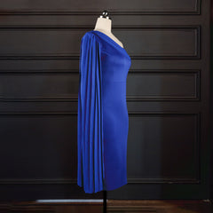 Pbong mid size graduation outfit romantic style teen swag clean girl ideas 90s latina aestheticWomen Party Dress Blue Elegant Celebrity Sexy One Shoulder Ruched Ribbon Bodycon Plus Size Red Dinner Date Out Night Dresses XL