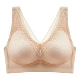 Plus Size Bra 3XL4XL Seamless Bras For Women Underwear BH Sexy Lace Brassiere Push Up Bralette With Pad Vest Top Bra