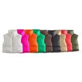 Spring Casual Woman Black Loose Short Vest Female Fashion Oversized  Solid Color Tank Ladies Basic Warm Sleeveless Jacket