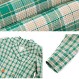 Spring Plaid Oversized Blazer Women Single Breasted Lace Up Mid-length Suit Jacket Ladies High Quality Outerwear