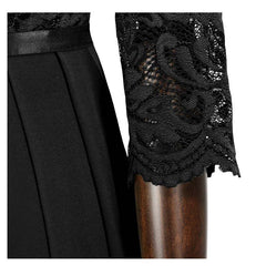 Pbong mid size graduation outfit romantic style teen swag clean girl ideas 90s latina aesthetic Summer Vintage Sexy Lace Women Party Long Dress Elegant Embroidered Hollow Out Chiffon Maxi Dresses Lady Chic Dress