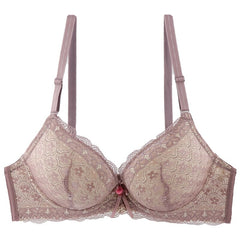 Sexy Lace Adjusted Straps Bra Women Padded Lingerie Push Up Bras Plus Size Bra Add Two Cup Underwire Brassiere B C Cup
