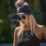New Hat Women Summer Sun Visor Hat Women Girls Anti-UV Elastic Hollow Top Hat Outdoor Sun Hat Summer Hat Visor Caps For Ladies